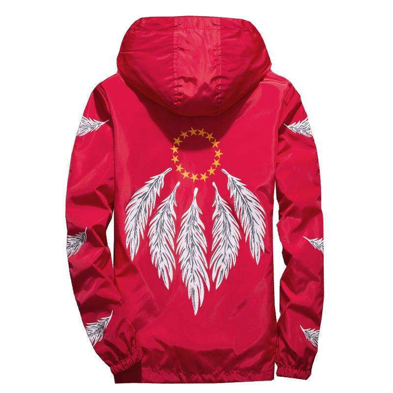 Large size hooded jacket print jacket - Unique - FREE SHIPPING ON THIS PRODUCT!