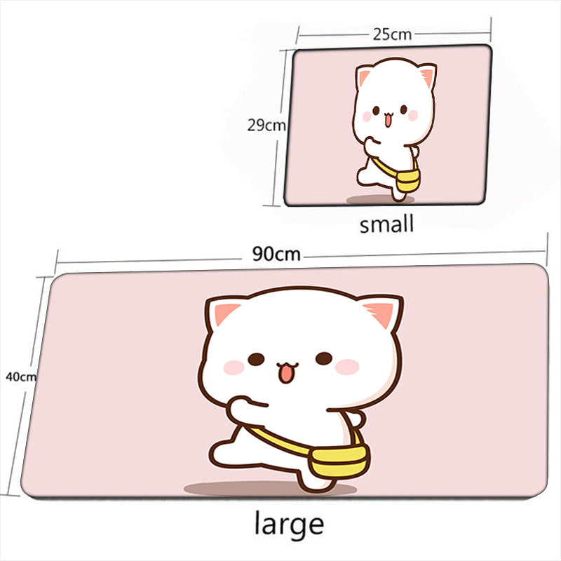 All Black Length Extra Long Mouse Pad Keyboard