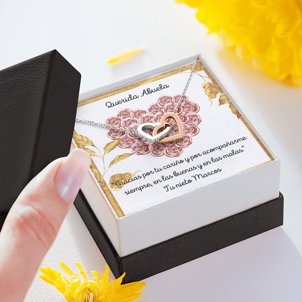 Collar Para La Mejor Abuela - Personificado Para Ella - Compra Lindo Regalo Para Abuelita