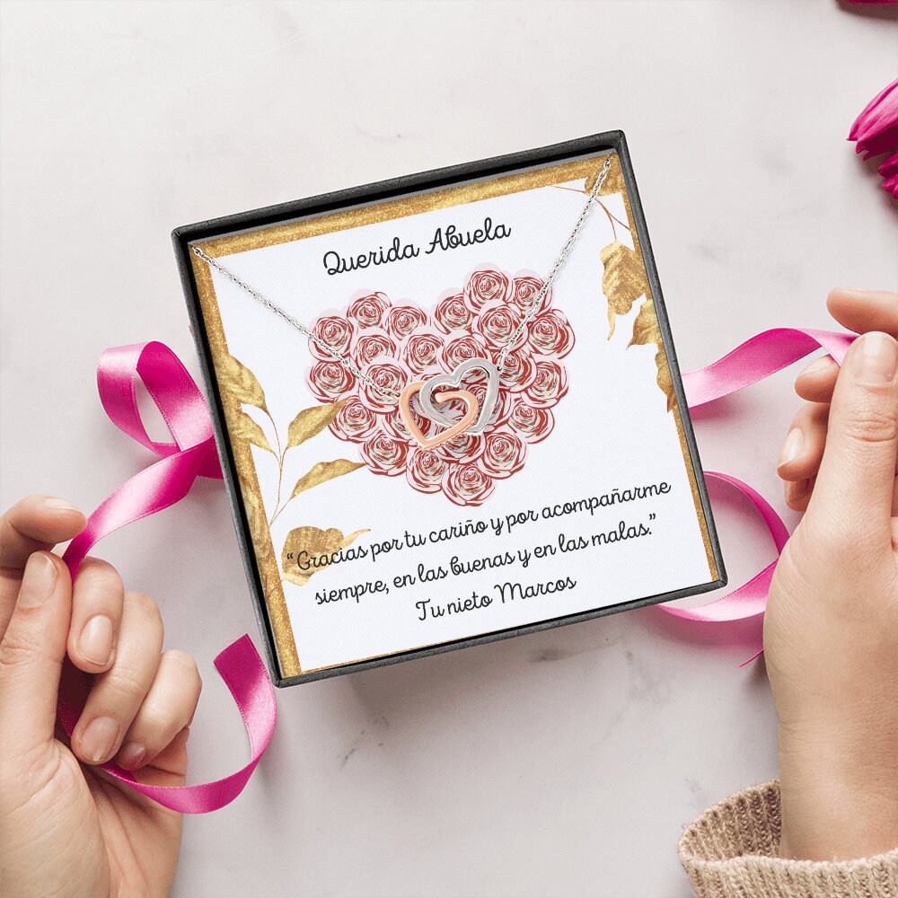 Collar Para La Mejor Abuela - Personificado Para Ella - Compra Lindo Regalo Para Abuelita