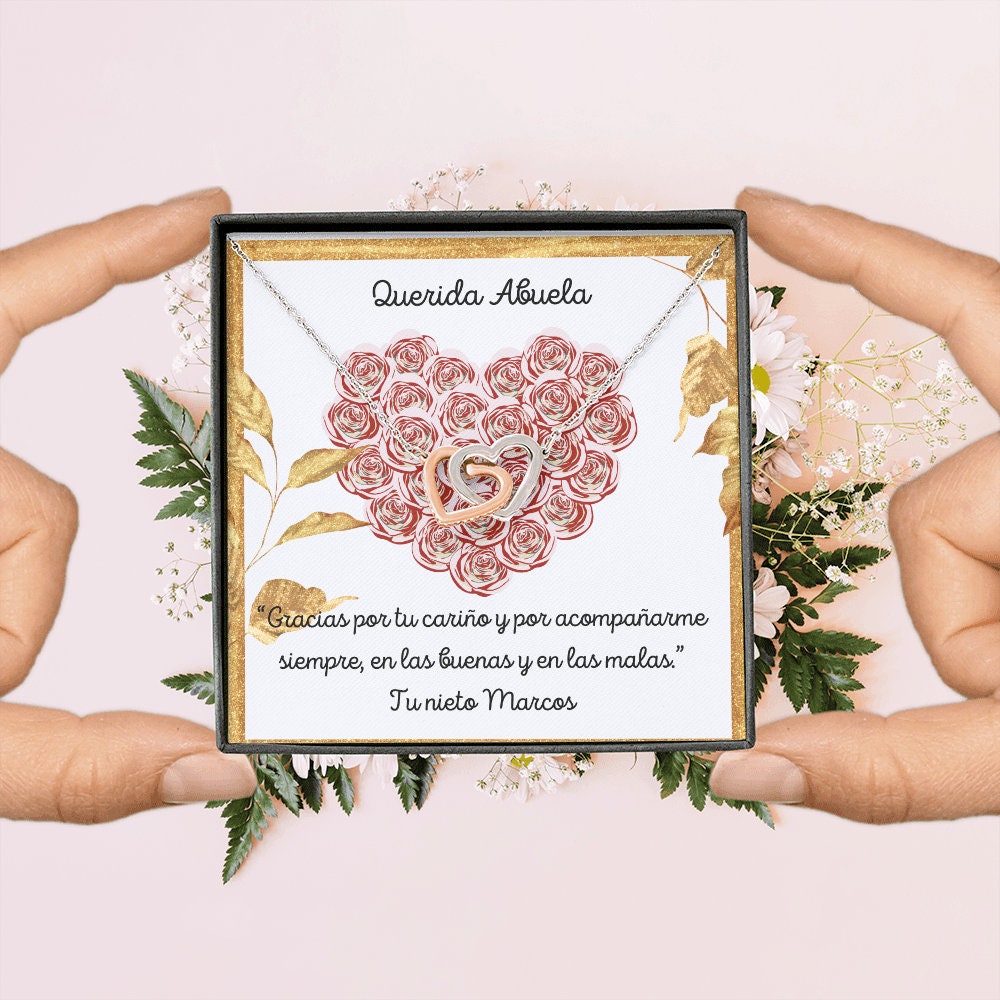 Collar Para La Mejor Abuela - Personificado Para Ella - Compra Lindo Regalo Para Abuelita