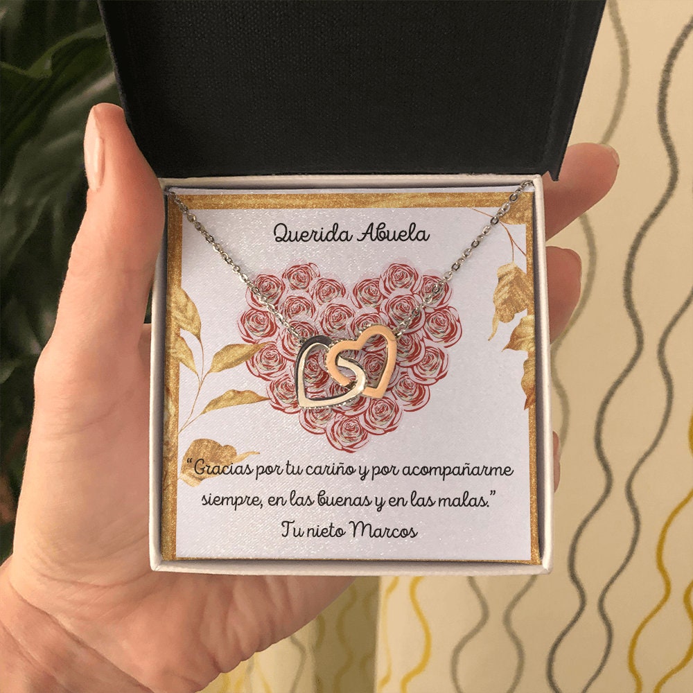 Collar Para La Mejor Abuela - Personificado Para Ella - Compra Lindo Regalo Para Abuelita