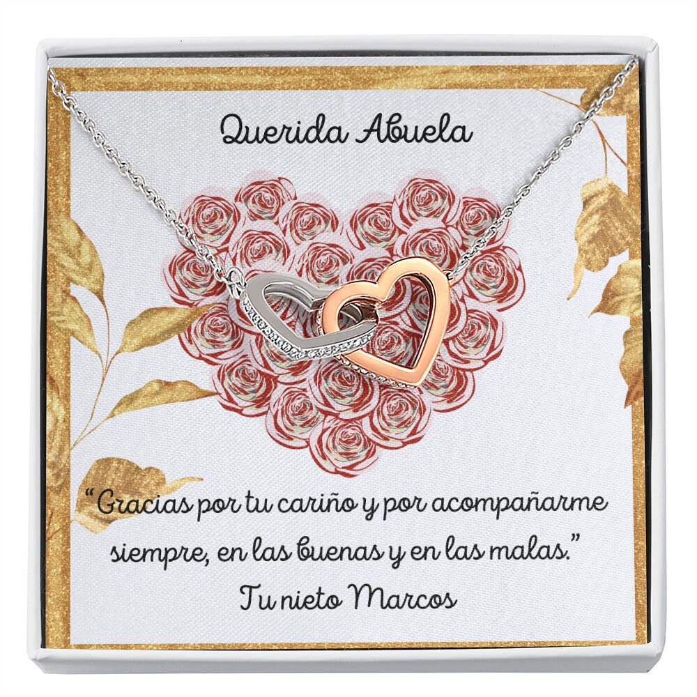 Collar Para La Mejor Abuela - Personificado Para Ella - Compra Lindo Regalo Para Abuelita