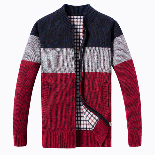 Men's elegant knitted jacket
