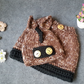 New children's hat European and American small animal Hummer hat bib two-piece autumn and winter big children's wool hat