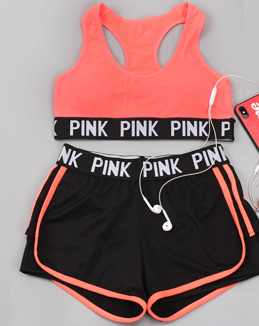 Sports Bra Shorts Two-Piece Suit Sports Running Gym Sports Two-Piece Suit