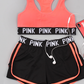 Sports Bra Shorts Two-Piece Suit Sports Running Gym Sports Two-Piece Suit