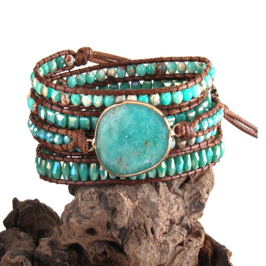 Natural Stone Multi-layer Winding - High Quality Bracelet