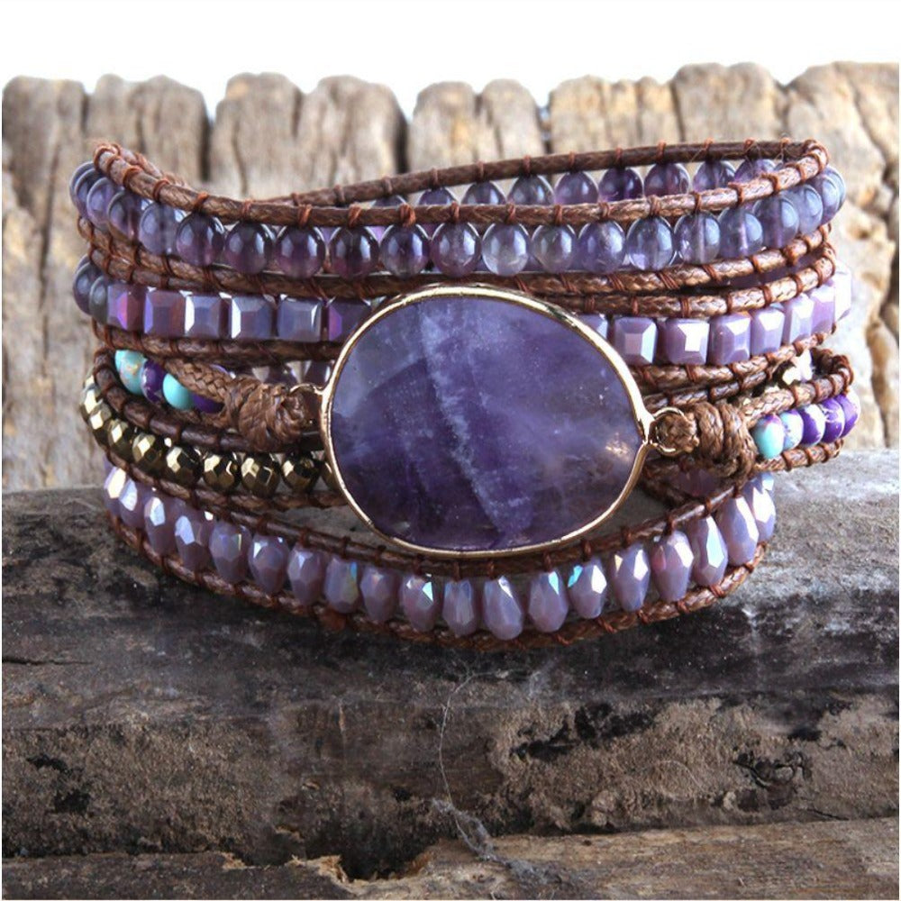 Natural Stone Multi-layer Winding - High Quality Bracelet