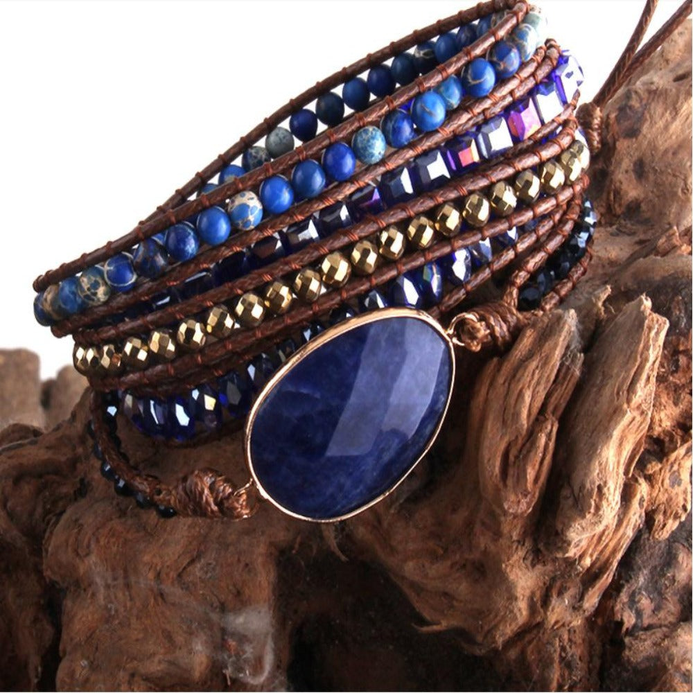 Natural Stone Multi-layer Winding - High Quality Bracelet