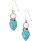 Blue stone earrings - Beautiful Vintage Earings