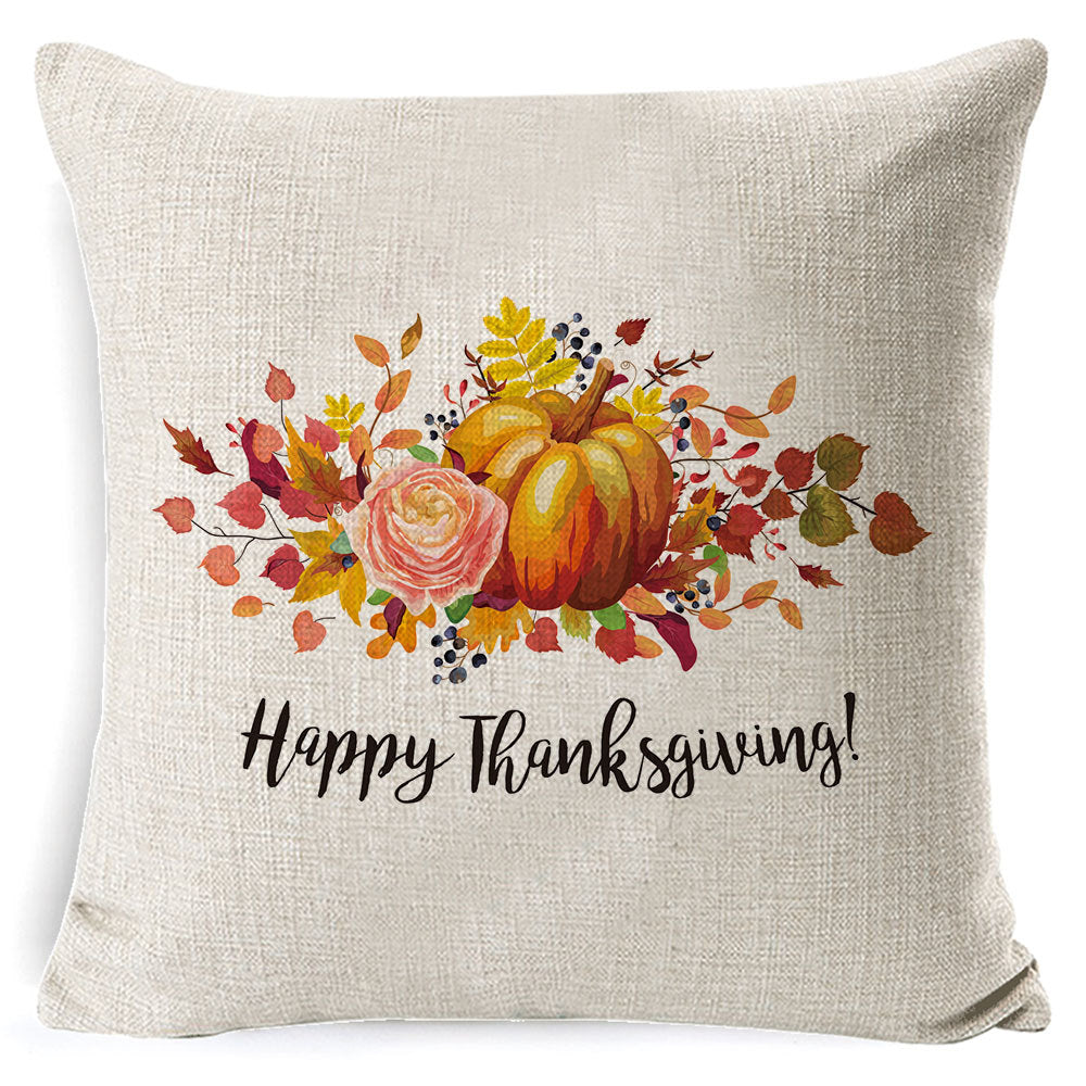 Thanksgiving pumpkin car sofa pillow or Pillow Case