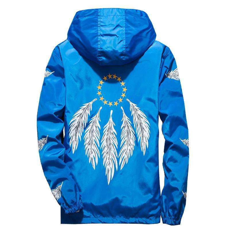 Large size hooded jacket print jacket - Unique - FREE SHIPPING ON THIS PRODUCT!