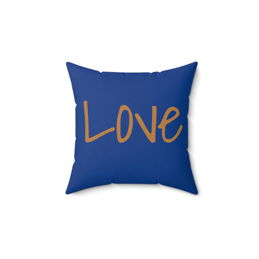 Love Spun Polyester Square Pillow