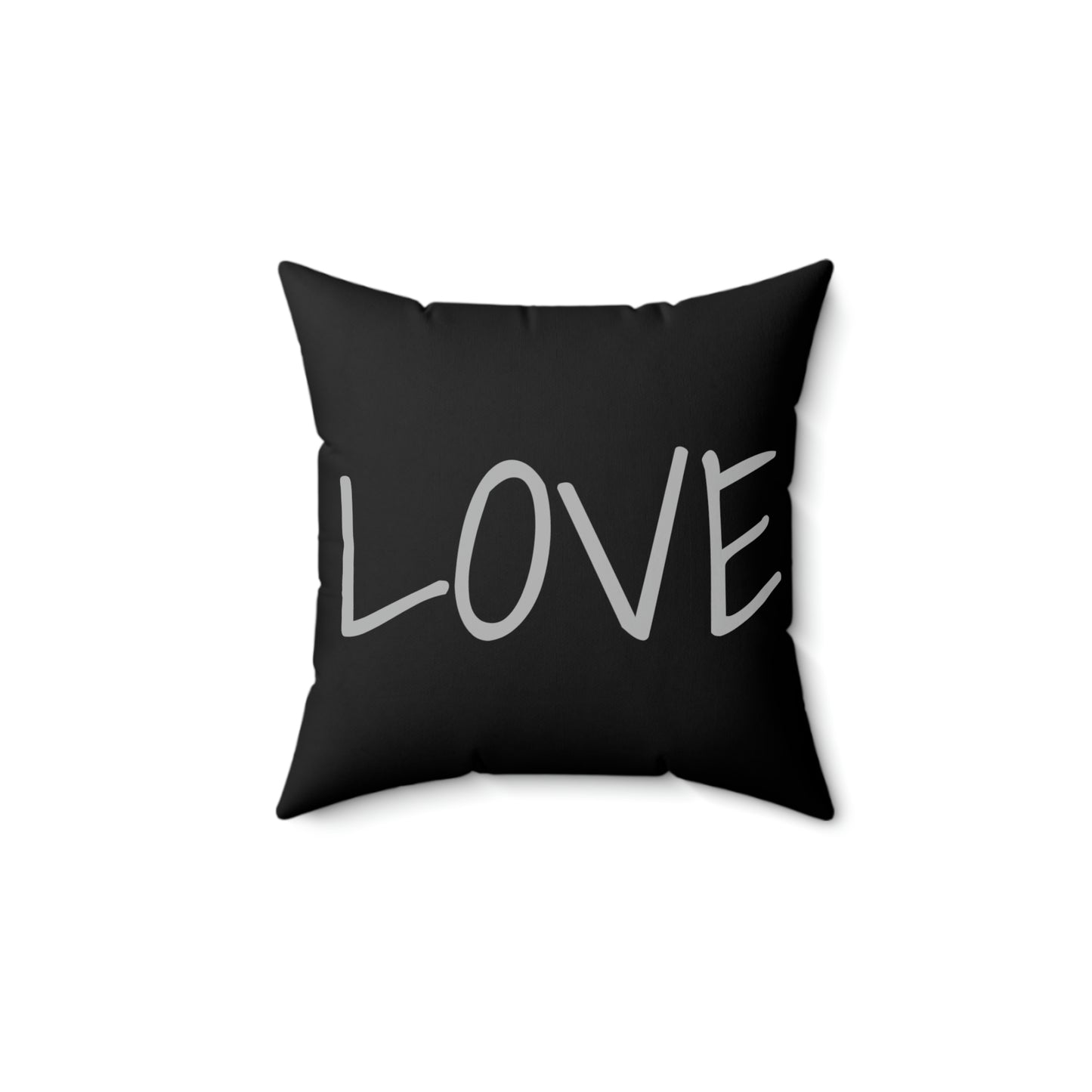 Cat Love Pillow Case - Various Back Side Colors - Spun Polyester Square Pillow Case