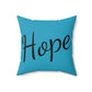 Hope Square Pillow Case - Double sided print
