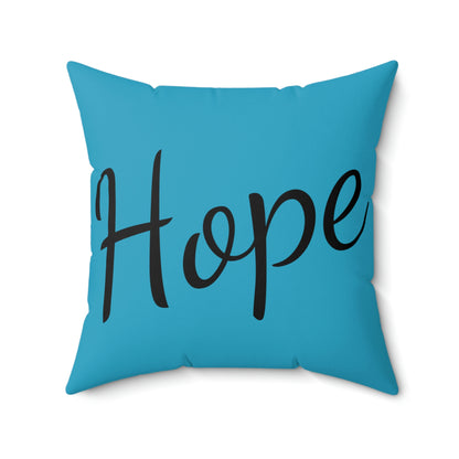 Hope Square Pillow Case - Double sided print
