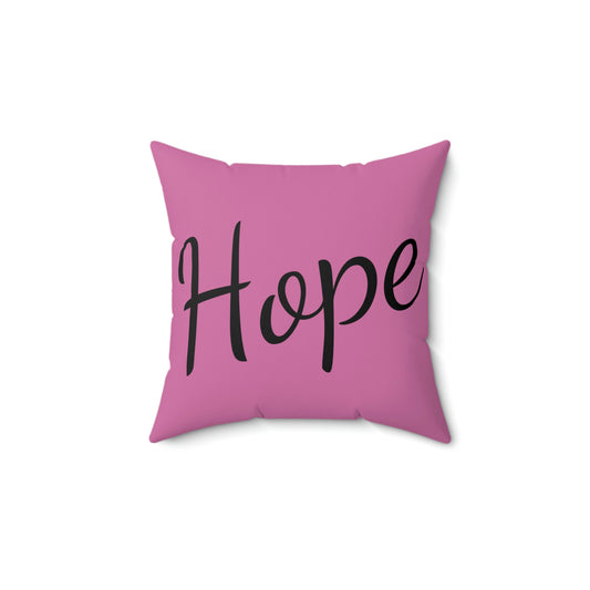 Hope Square Pillow Case - Various Colors