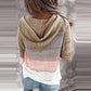 Cozy Striped Hooded Sweater, XS-2XL