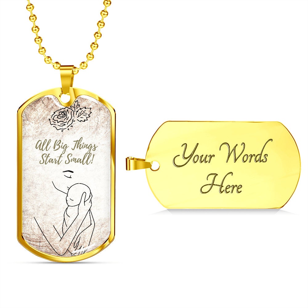 All Big Things Start Small Necklace - A message of Hope & Dreams